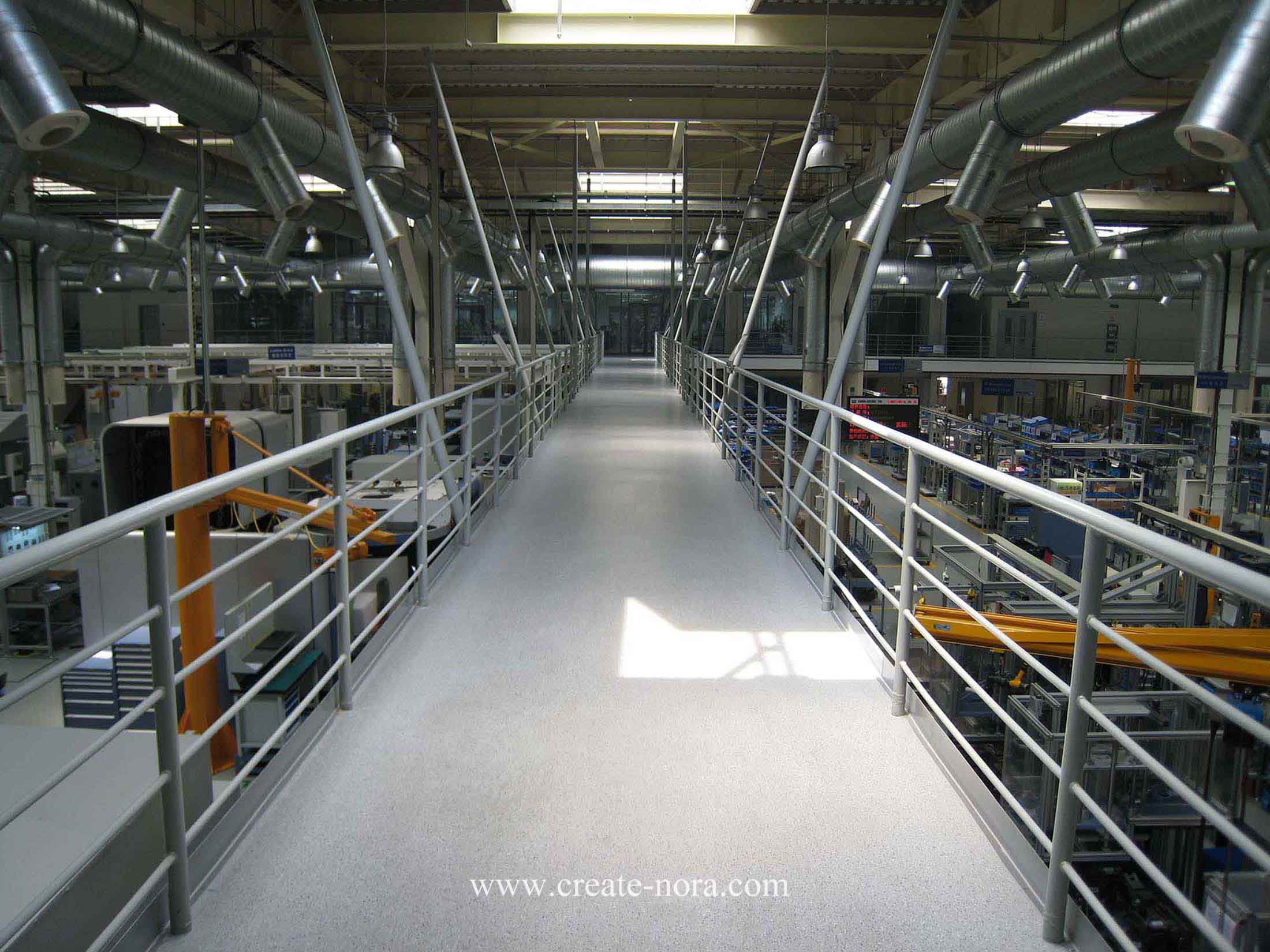 the photo of nora rubber flooring in Knorr-Bremse Systems for Rail Vehicles Co., Ltd 10